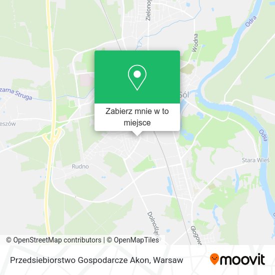 Mapa Przedsiebiorstwo Gospodarcze Akon