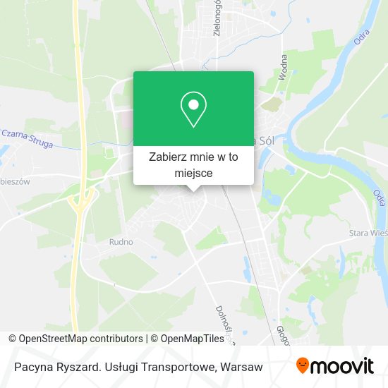 Mapa Pacyna Ryszard. Usługi Transportowe