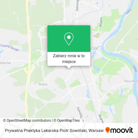 Mapa Prywatna Praktyka Lekarska Piotr Sowiński