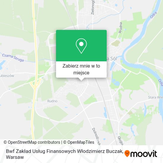 Mapa Bwf Zakład Usług Finansowych Włodzimierz Buczak