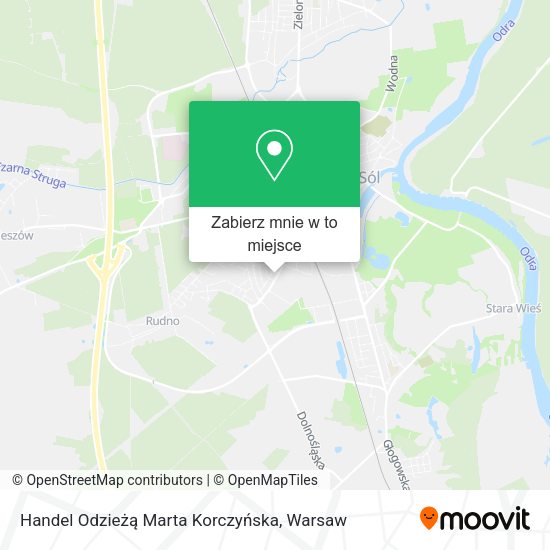 Mapa Handel Odzieżą Marta Korczyńska