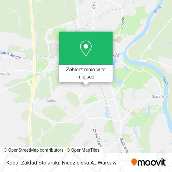 Mapa Kuba. Zakład Stolarski. Niedzielska A.