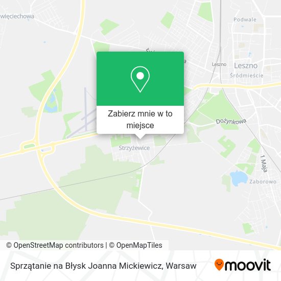 Mapa Sprzątanie na Błysk Joanna Mickiewicz