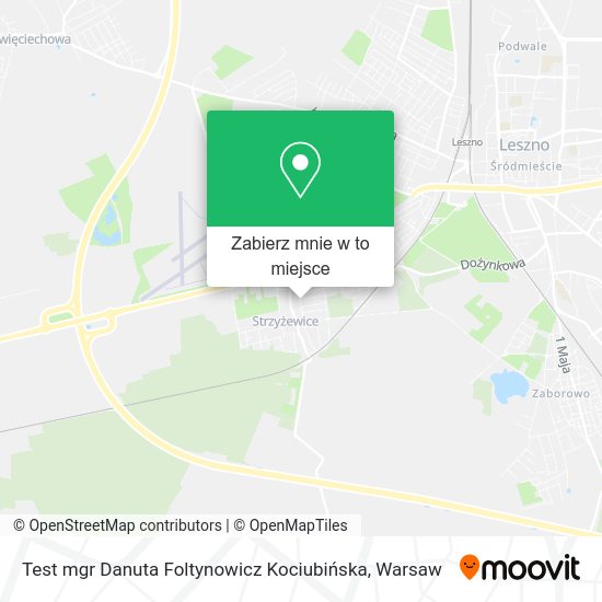 Mapa Test mgr Danuta Foltynowicz Kociubińska