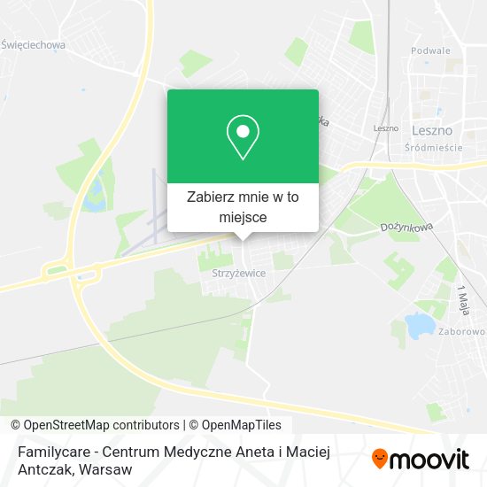 Mapa Familycare - Centrum Medyczne Aneta i Maciej Antczak