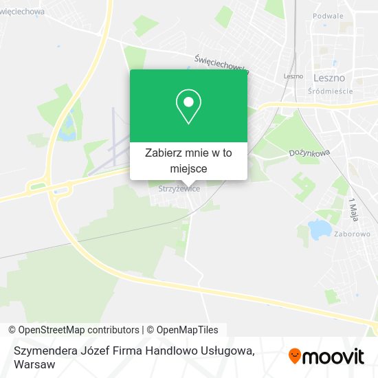 Mapa Szymendera Józef Firma Handlowo Usługowa