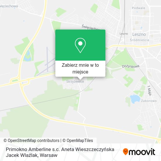 Mapa Primokno Amberline s.c. Aneta Wieszczeczyńska Jacek Wlaźlak