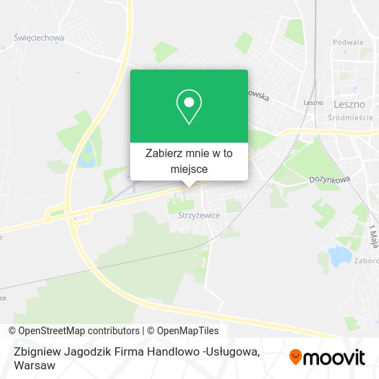 Mapa Zbigniew Jagodzik Firma Handlowo -Usługowa