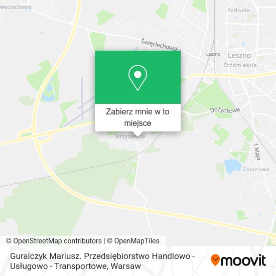 Mapa Guralczyk Mariusz. Przedsiębiorstwo Handlowo - Usługowo - Transportowe