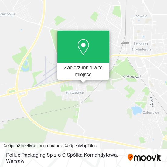 Mapa Pollux Packaging Sp z o O Spółka Komandytowa