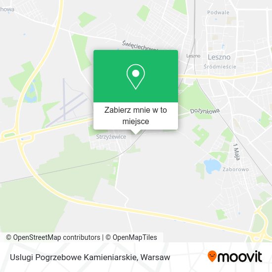 Mapa Uslugi Pogrzebowe Kamieniarskie