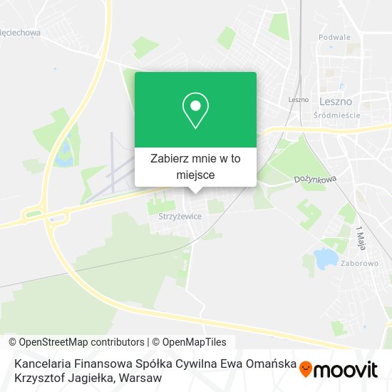 Mapa Kancelaria Finansowa Spółka Cywilna Ewa Omańska Krzysztof Jagiełka