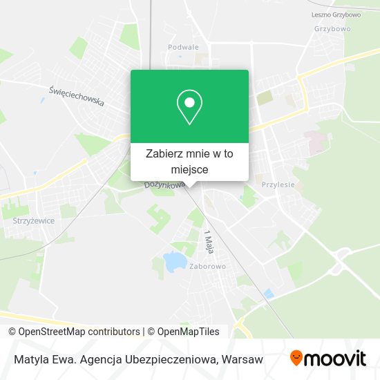 Mapa Matyla Ewa. Agencja Ubezpieczeniowa