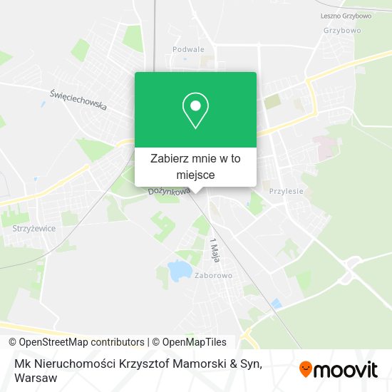 Mapa Mk Nieruchomości Krzysztof Mamorski & Syn