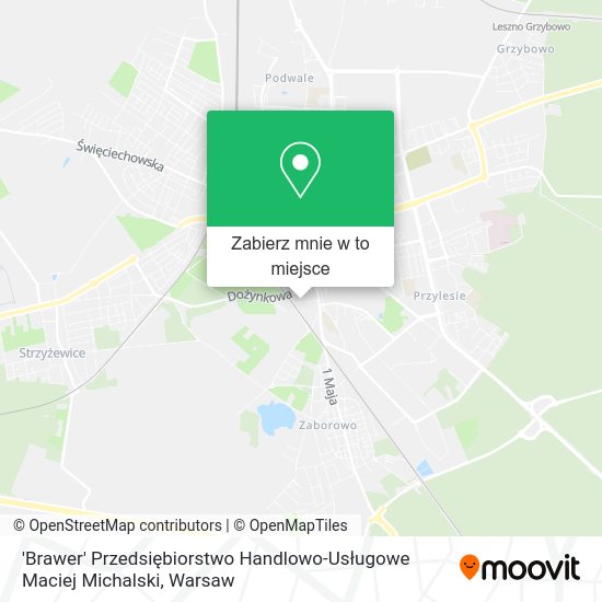 Mapa 'Brawer' Przedsiębiorstwo Handlowo-Usługowe Maciej Michalski