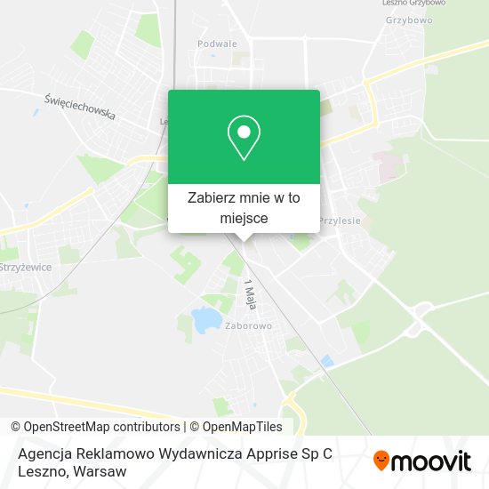 Mapa Agencja Reklamowo Wydawnicza Apprise Sp C Leszno