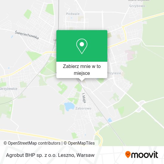 Mapa Agrobut BHP sp. z o.o. Leszno