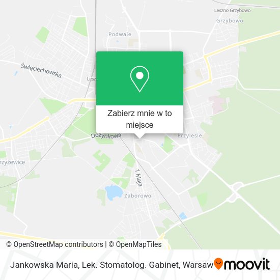 Mapa Jankowska Maria, Lek. Stomatolog. Gabinet