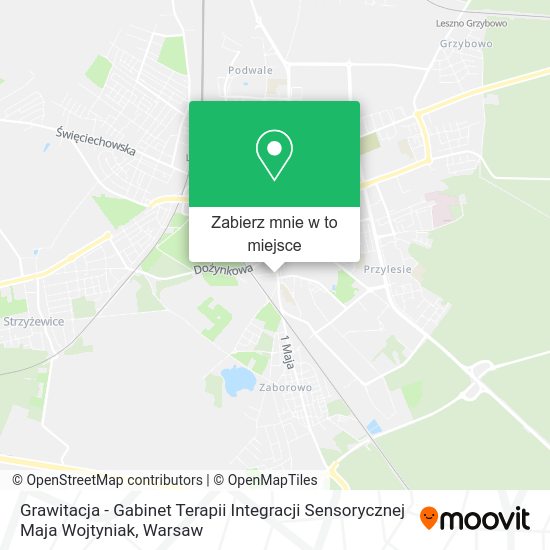 Mapa Grawitacja - Gabinet Terapii Integracji Sensorycznej Maja Wojtyniak