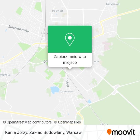 Mapa Kania Jerzy. Zakład Budowlany