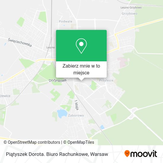 Mapa Piątyszek Dorota. Biuro Rachunkowe