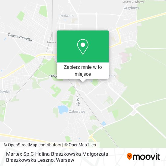 Mapa Martex Sp C Halina Błaszkowska Małgorzata Błaszkowska Leszno