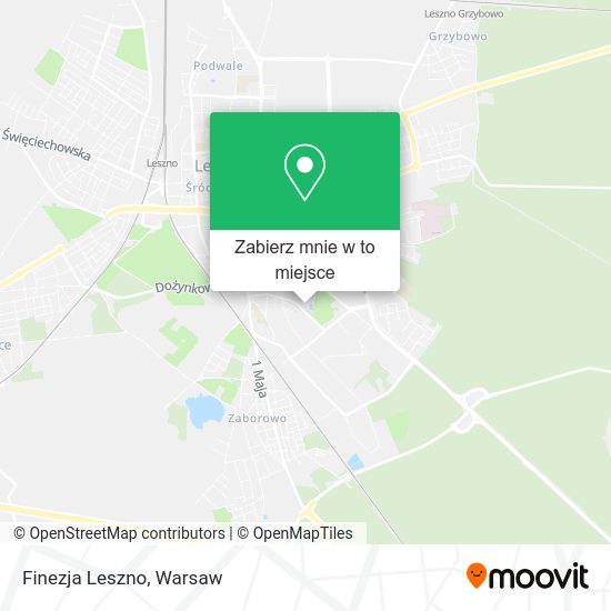 Mapa Finezja Leszno