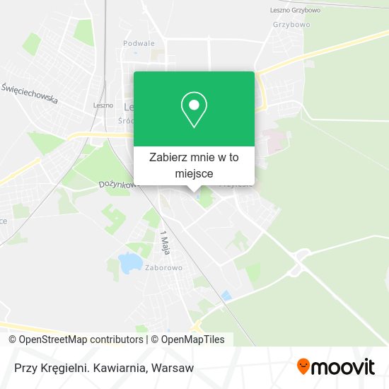 Mapa Przy Kręgielni. Kawiarnia