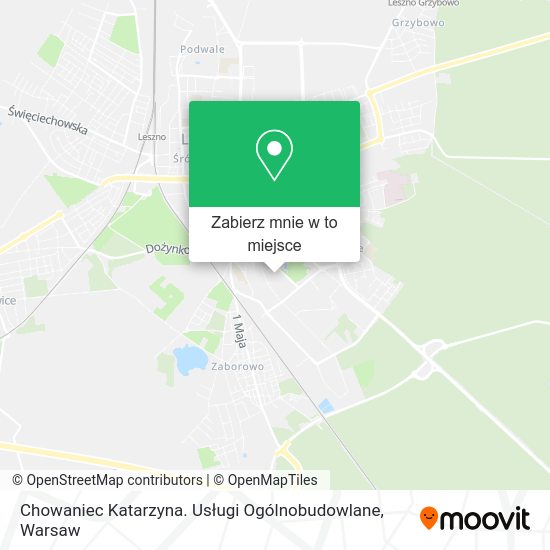 Mapa Chowaniec Katarzyna. Usługi Ogólnobudowlane