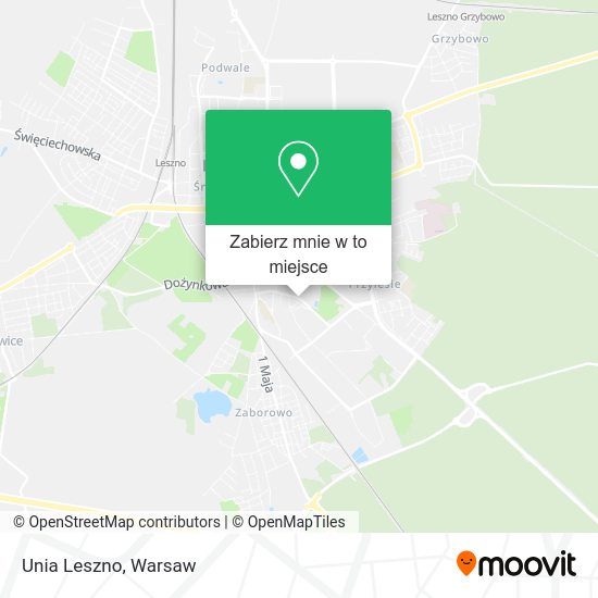 Mapa Unia Leszno