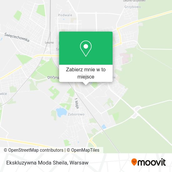 Mapa Ekskluzywna Moda Sheila