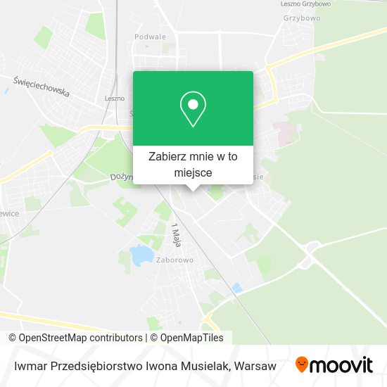 Mapa Iwmar Przedsiębiorstwo Iwona Musielak