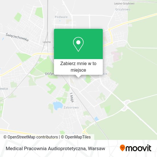 Mapa Medical Pracownia Audioprotetyczna