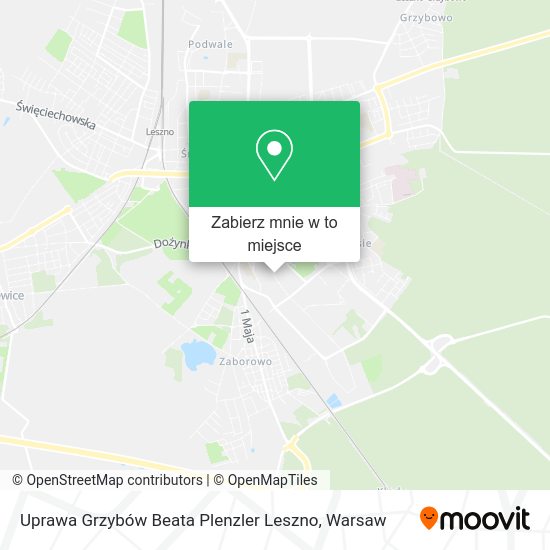 Mapa Uprawa Grzybów Beata Plenzler Leszno