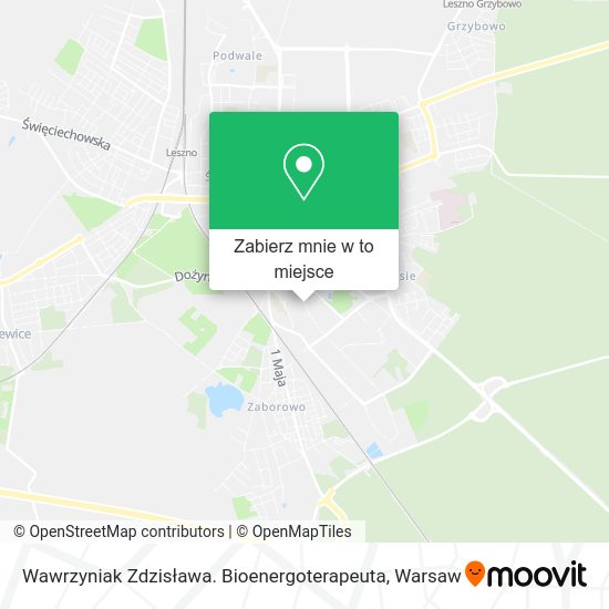 Mapa Wawrzyniak Zdzisława. Bioenergoterapeuta