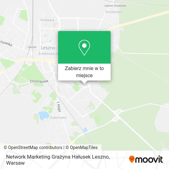 Mapa Network Marketing Grażyna Hałusek Leszno