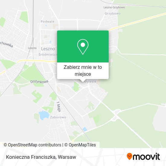 Mapa Konieczna Franciszka