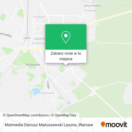 Mapa Matmedia Dariusz Matuszewski Leszno