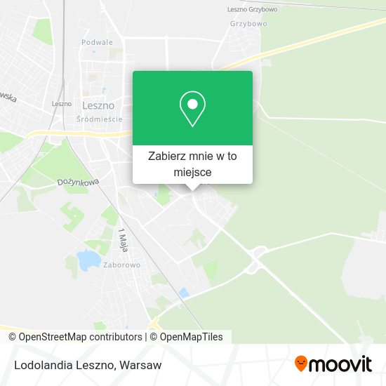 Mapa Lodolandia Leszno