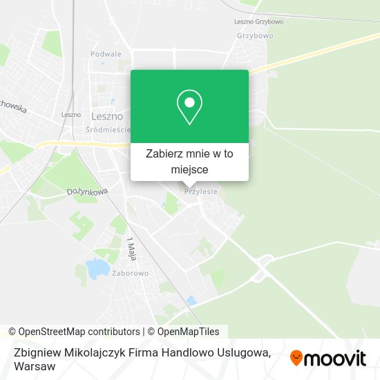 Mapa Zbigniew Mikolajczyk Firma Handlowo Uslugowa