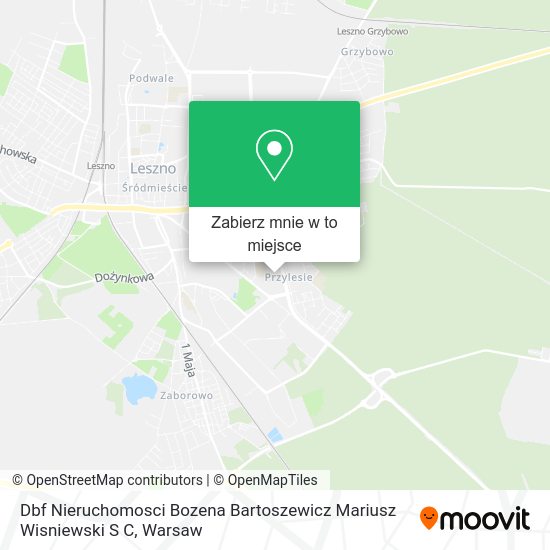 Mapa Dbf Nieruchomosci Bozena Bartoszewicz Mariusz Wisniewski S C