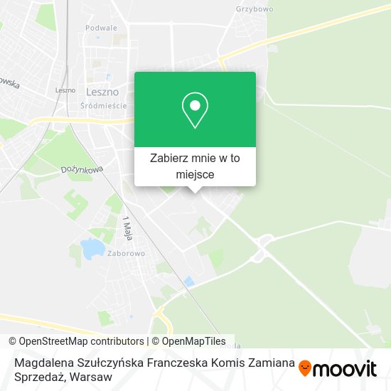 Mapa Magdalena Szułczyńska Franczeska Komis Zamiana Sprzedaż