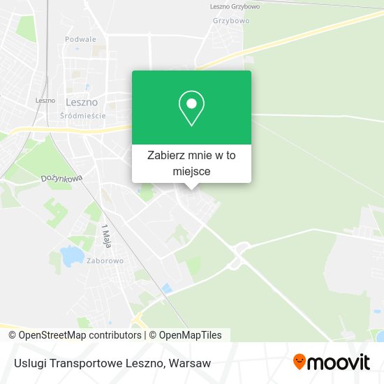 Mapa Uslugi Transportowe Leszno