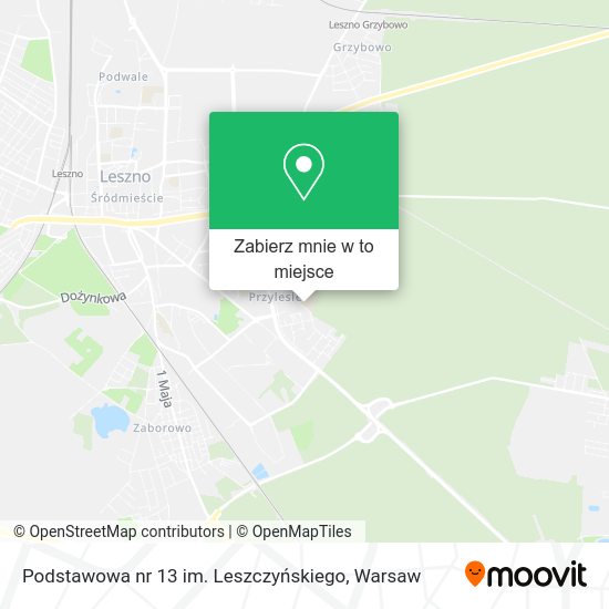 Mapa Podstawowa nr 13 im. Leszczyńskiego