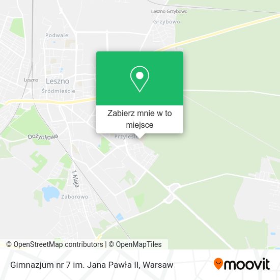 Mapa Gimnazjum nr 7 im. Jana Pawła II