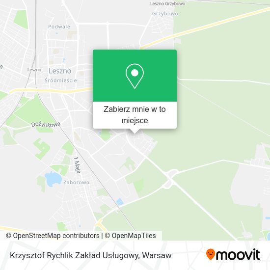 Mapa Krzysztof Rychlik Zakład Usługowy