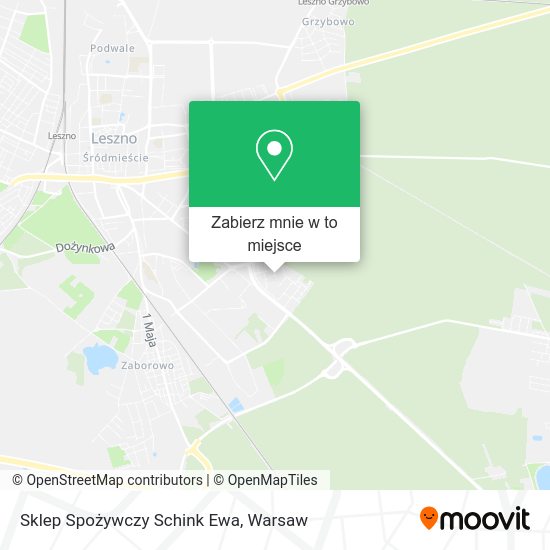 Mapa Sklep Spożywczy Schink Ewa