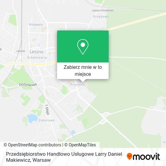 Mapa Przedsiębiorstwo Handlowo Usługowe Larry Daniel Makiewicz