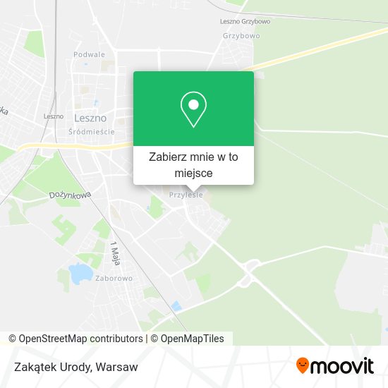 Mapa Zakątek Urody