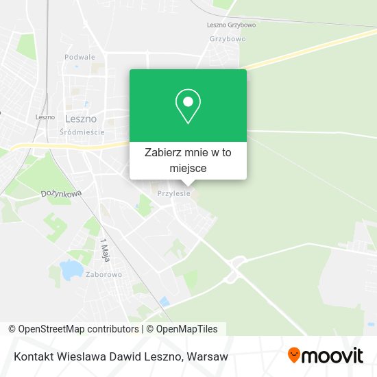 Mapa Kontakt Wieslawa Dawid Leszno